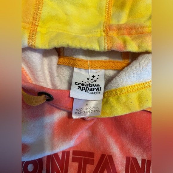 Tie dye Montana hoodie size medium beautiful colors - Picture 3 of 5